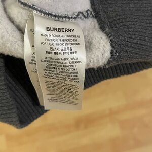 Burberry Gray Knit Sweater XL